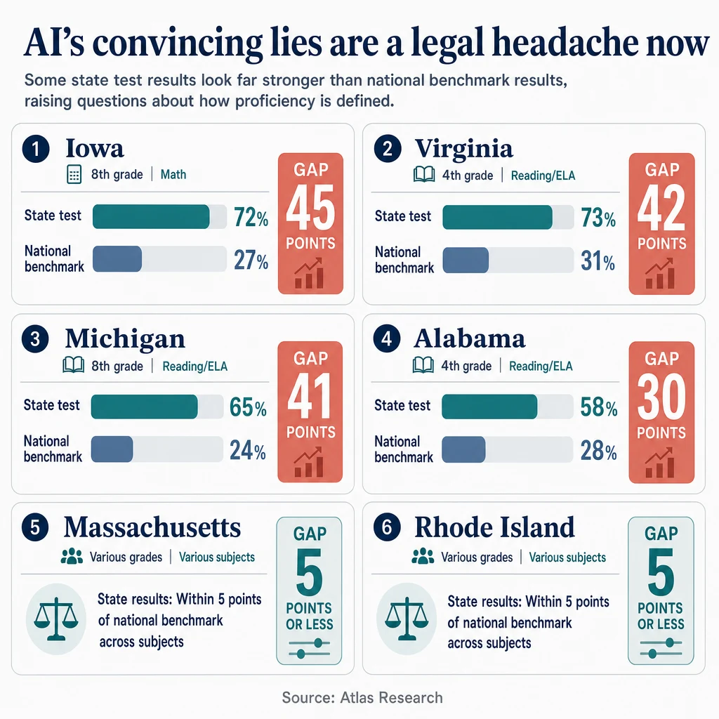 Infographic: AI's convincing lies are a legal headache now